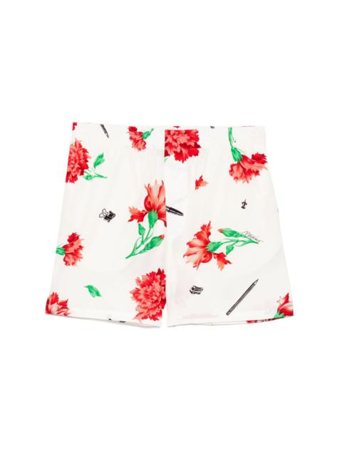 Moschino floral-print shorts