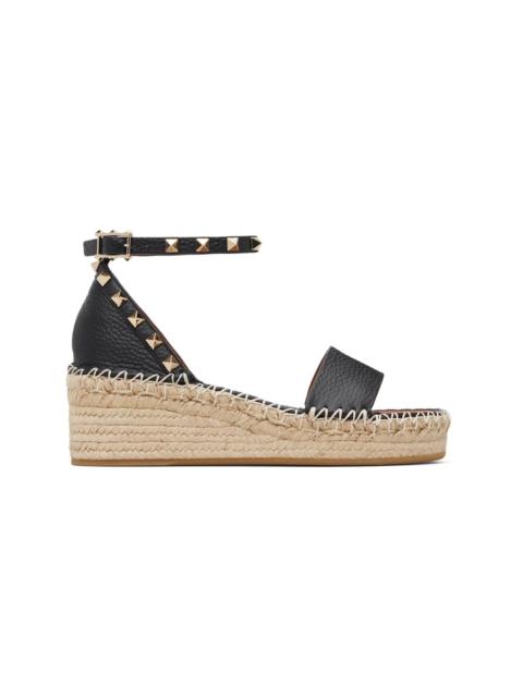 Valentino Black Rockstud Sandals