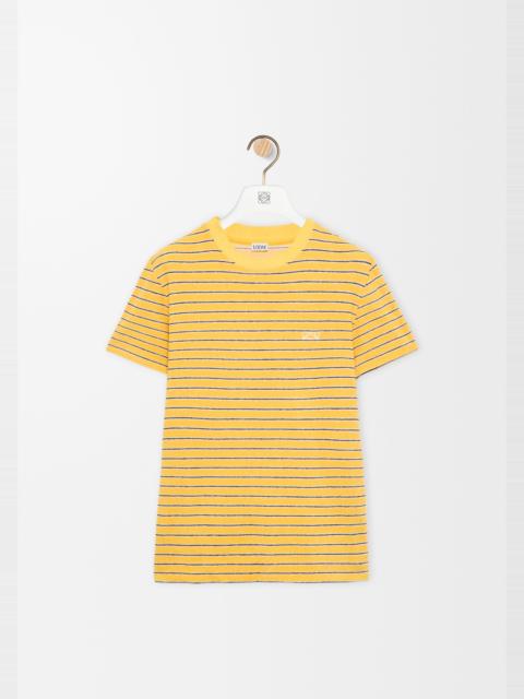 Loewe T-shirt in cotton blend terry