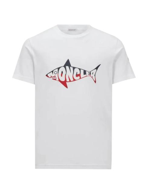 Moncler Shark Print T-Shirt "White" MON20