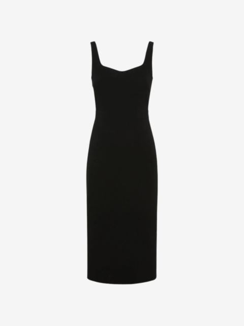 Max Mara sweetheart-neck midi dress