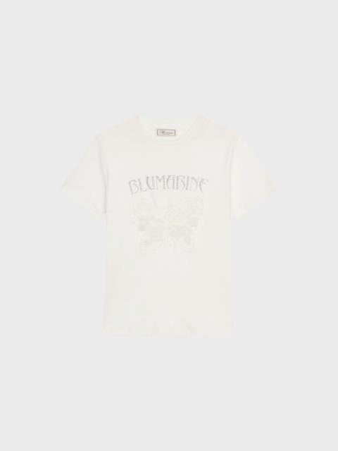 Blumarine JERSEY T-SHIRT WITH EMBROIDERY
