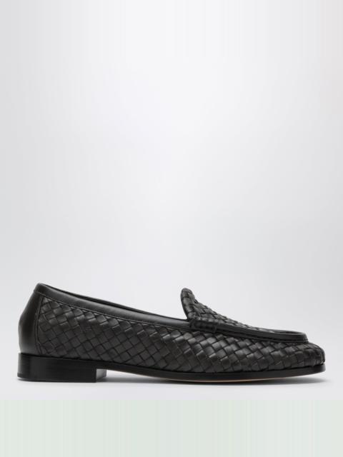 Bottega Veneta Silenzio loafers in espresso color with Intrecciato