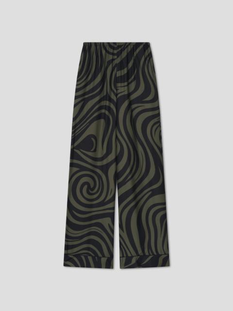 Nanushka Twill Silk Pants