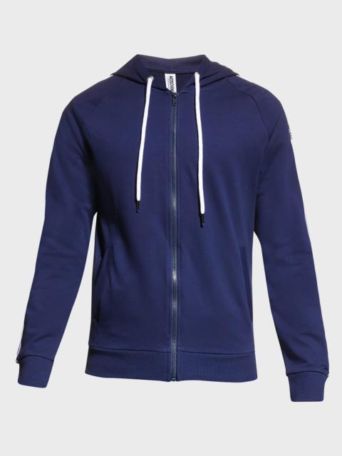 Moschino Men's Logo-Tape Raglan Zip Hoodie