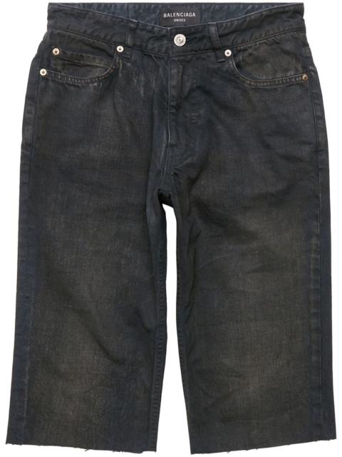 BALENCIAGA denim shorts