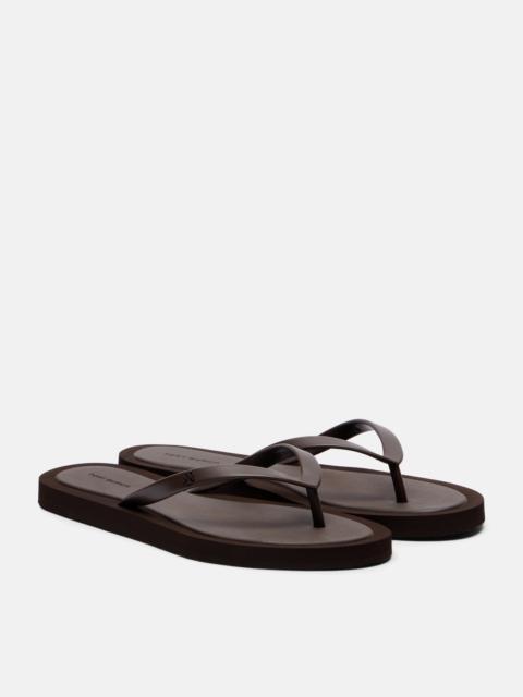 TORY BURCH Kira T Monogram thong sandals