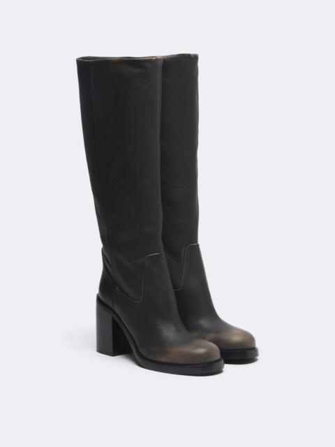 PARIS TEXAS Alexandra leather knee-high boots