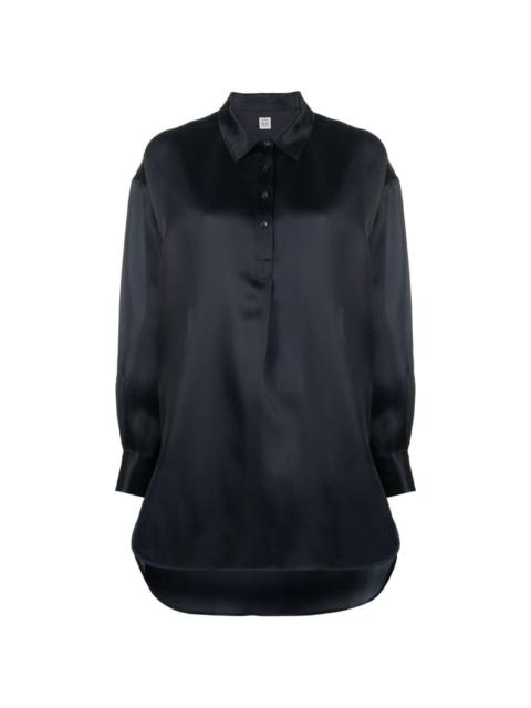 half-button night out shirt