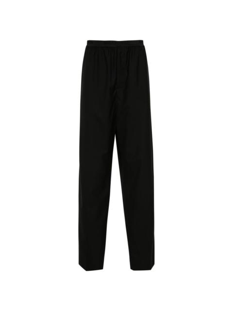 logo-waistband loose-cut trousers