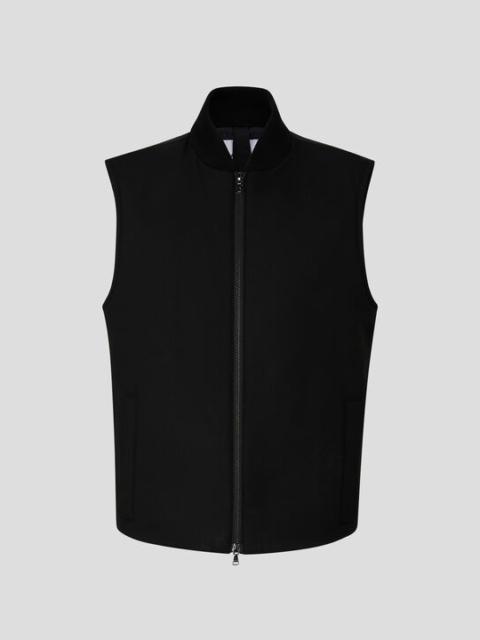 Alain vest in Black