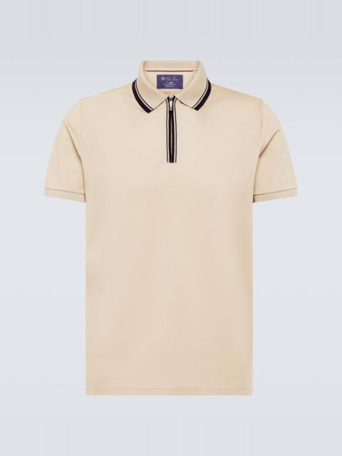 Loro Piana Regatta cotton-blend polo shirt