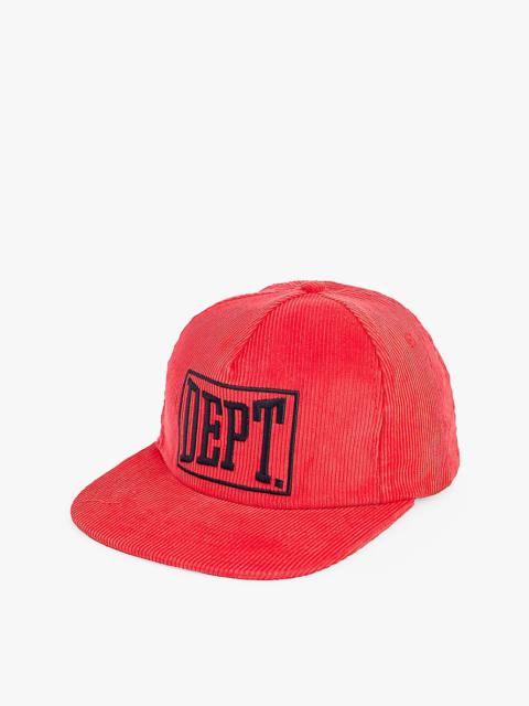 Gym logo-embroidered cotton cap