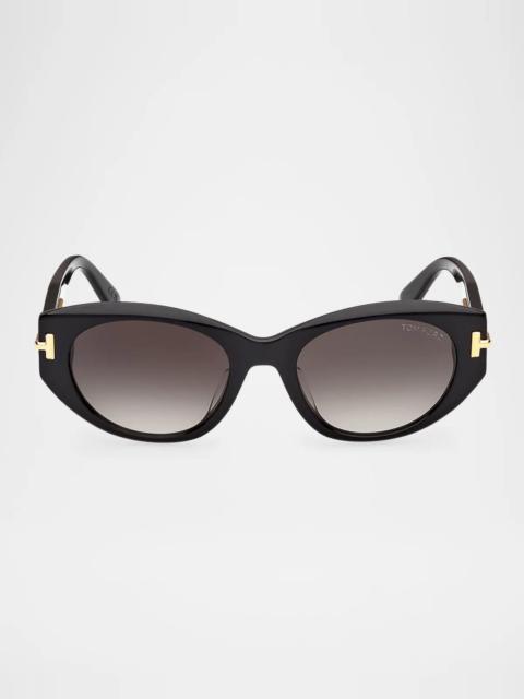 TOM FORD 54MM Oval Sunglasses