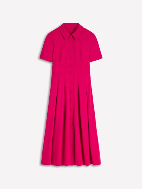 BODEN Bridget Ponte Shirt Dress-Pomegranate