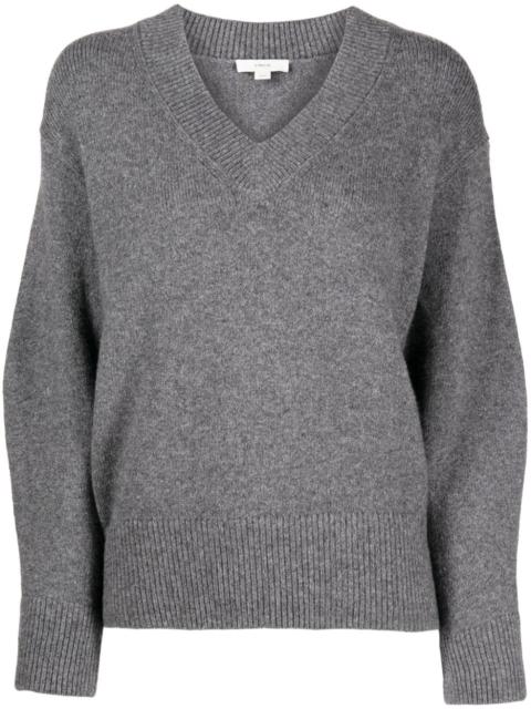 Vince V-neck wool-blend jumper