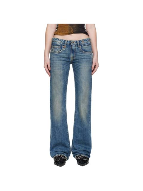 R13 Blue Boy Flare Jeans
