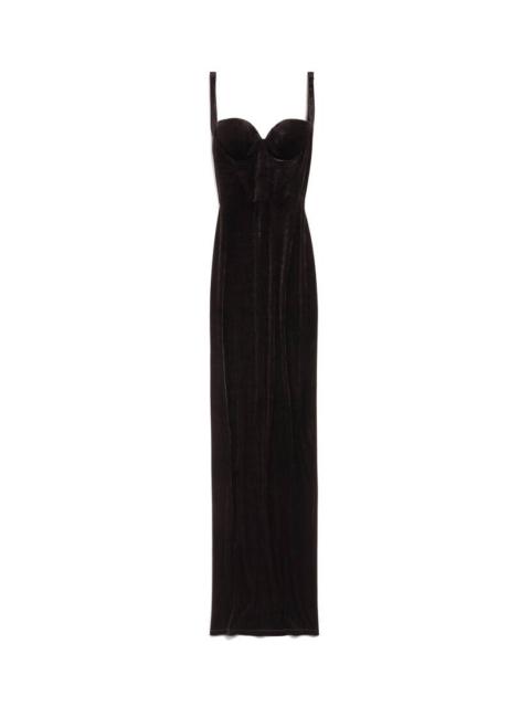 Women's Fitted Gown in Black