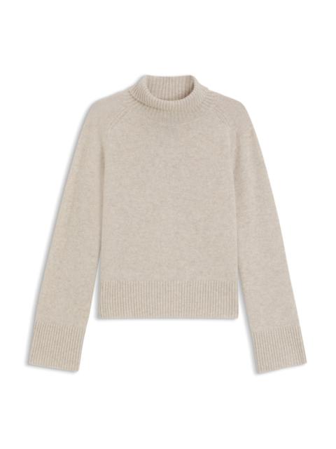 BOSS RELAXED-FIT TURTLENECK SWEATER IN CASHMERE WITH RAGLAN SLEEVES