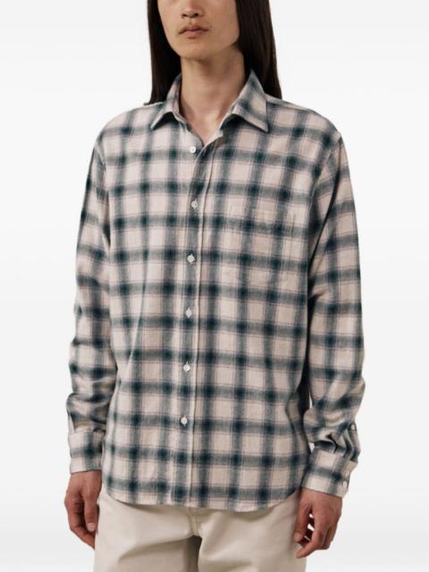 Hartford Paul check-pattern flannel shirt