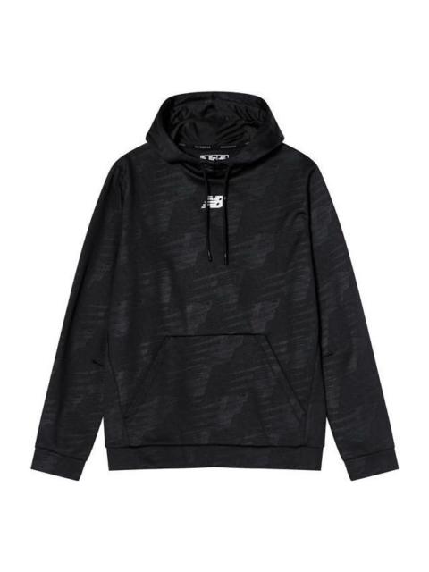 New Balance New Balance Essentials Allover Print Hoodie 'Black' AMT93023-BK