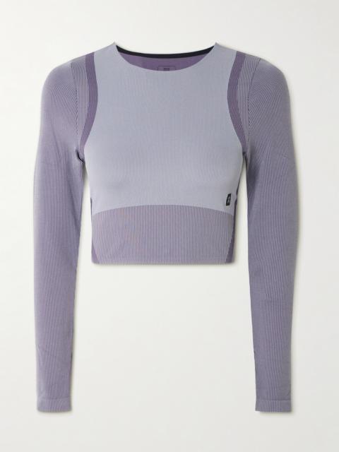 On Train 2-in-1 Cropped Stretch Recycled Top