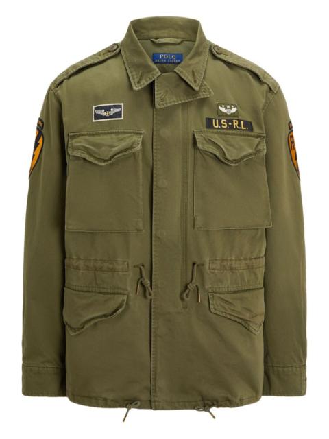 Polo Ralph Lauren logo-appliqué military jacket