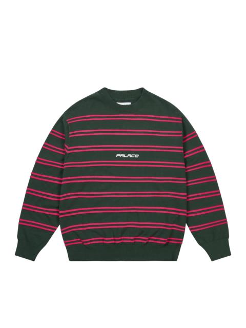PALACE P-STRIPE KNIT GREEN