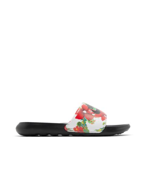 Wmns Victori One Printed Slide 'Floral - Black'