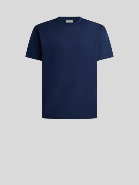 Etro PLAIN-COLOURED COTTON AND MODAL T-SHIRT