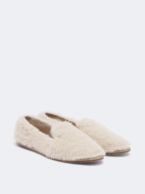 Max Mara Shearling loafers