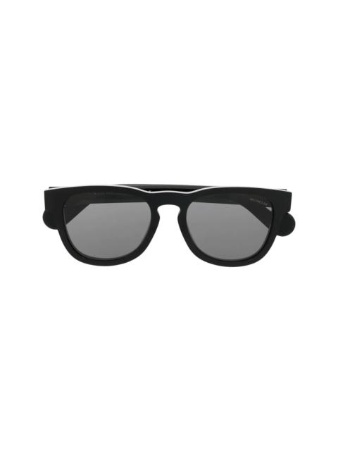 Moncler logo-plaque tinted sunglasses