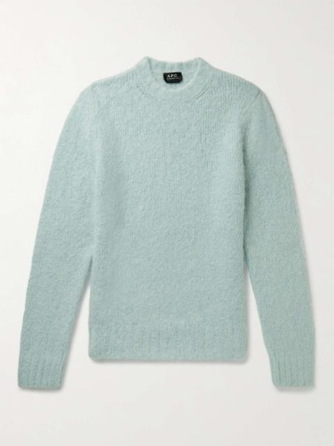 Lucci Brushed Alpaca-Blend Sweater