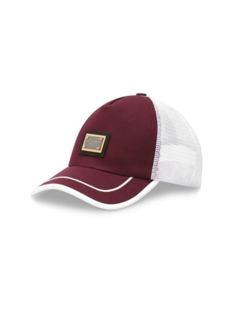 logo-plaque mesh-panel cap