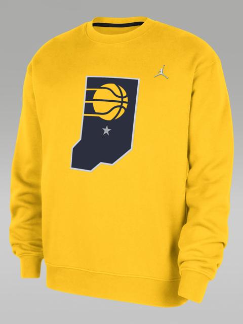 Jordan Indiana Pacers Statement Essentials Men's Jordan NBA Fleece Crew-Neck Sweatshirt