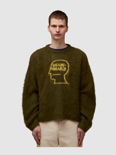 BRAIN DEAD MOUNT SLIME CREWNECK | REVERSIBLE