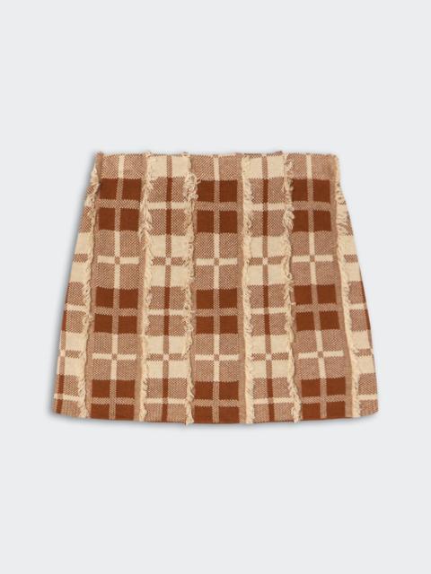 GUEST IN RESIDENCE Plaid Mini Skirt