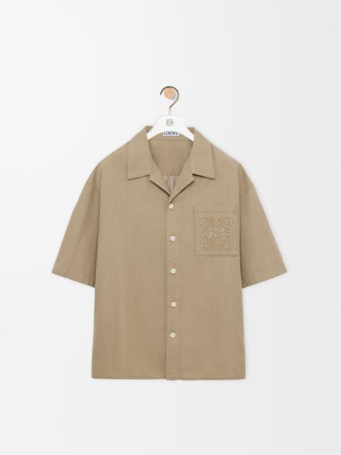 Loewe Short sleeve shirt in cotton
