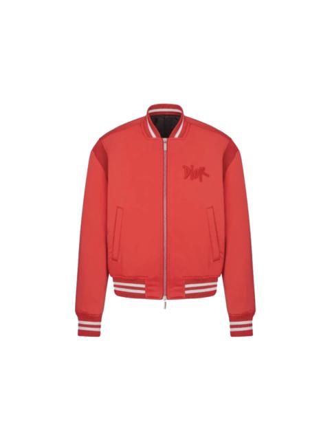 Dior Dior And Shawn Bomber Jacket Red