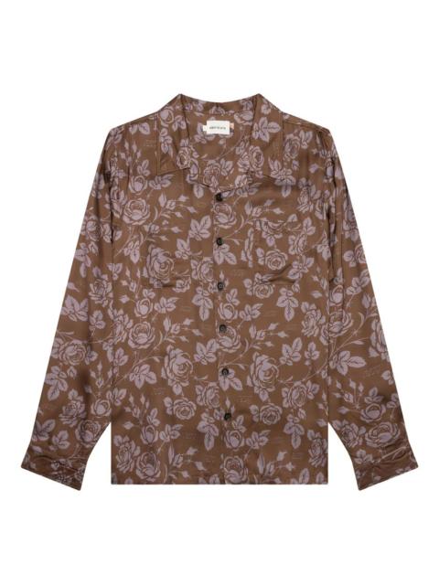 HONOR THE GIFT rose-print woven shirt