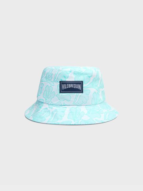Vilebrequin UNISEX LINEN BUCKET HAT SEASHELLS