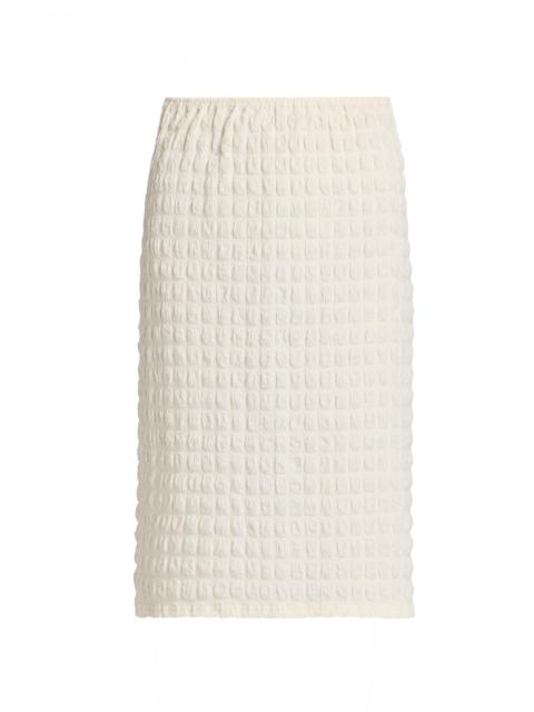Proenza Schouler Women's Lori Textured Pencil Skirt - Off White