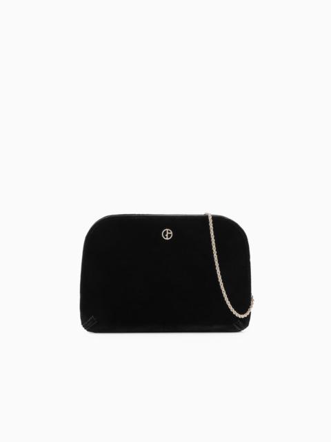 GIORGIO ARMANI VELVET AND SATIN LA PRIMA CLUTCH