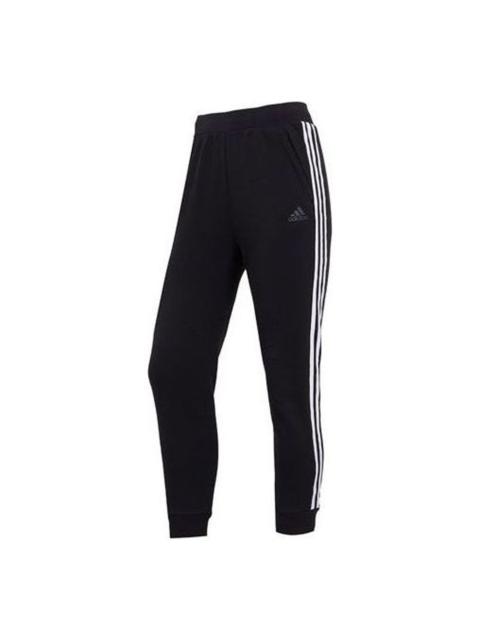 adidas (WMNS) adidas Must Have 3-Stripe Sweatpants 'Black White' HM7056