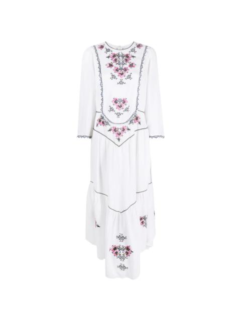 Isabel Marant embroidered midi dress