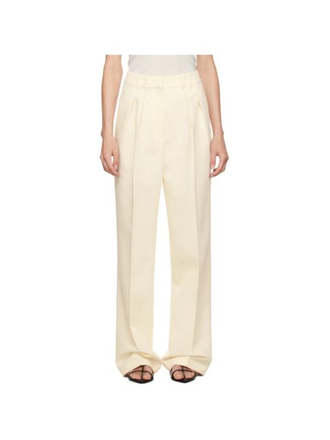 RÓHE White Pleated Trousers