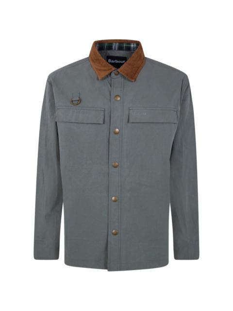 Barbour corduroy-collar shirt jacket
