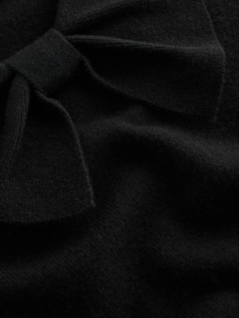 BODEN Bow Neck Knitted Sweater-Black