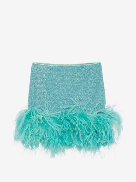 Oséree Lumiere Plumage mini skirt