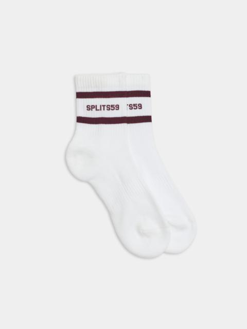 SPLITS59 Logo Stripe Quarter Socks